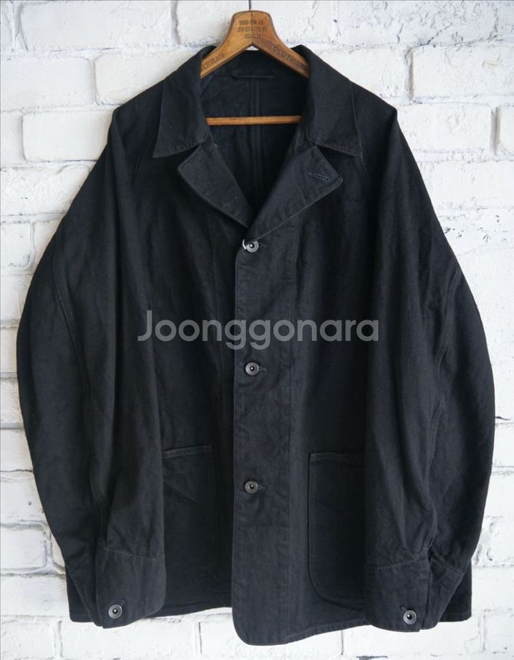 25AW comoli 코모리 데님 워크 자켓 블랙--2