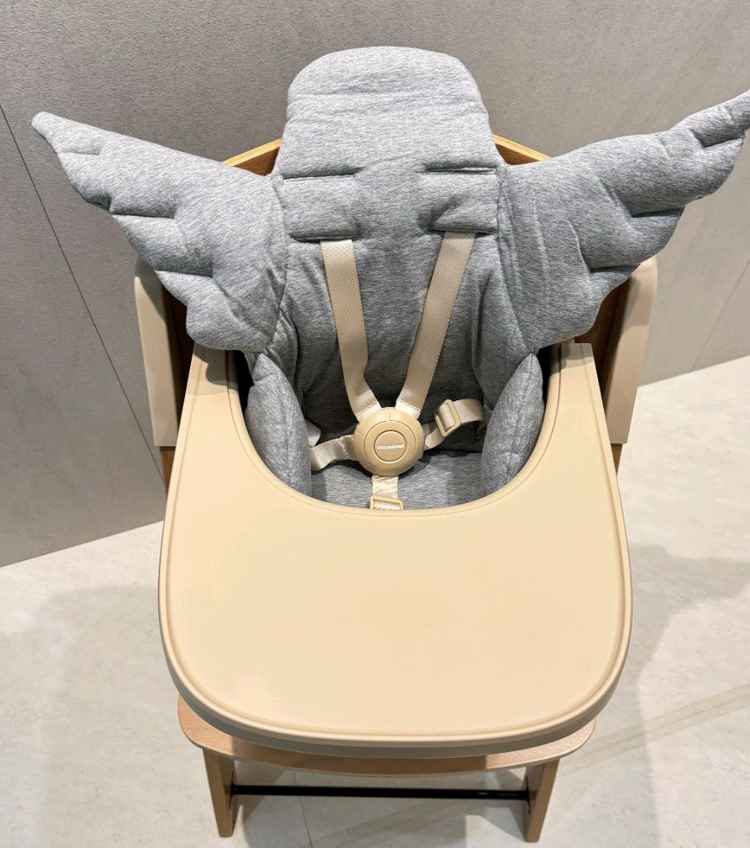 원목 아기 유아 식탁의자 하이체어 이미지