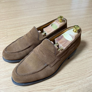 버윅 9628 브라운 스웨이드 로퍼 UK7