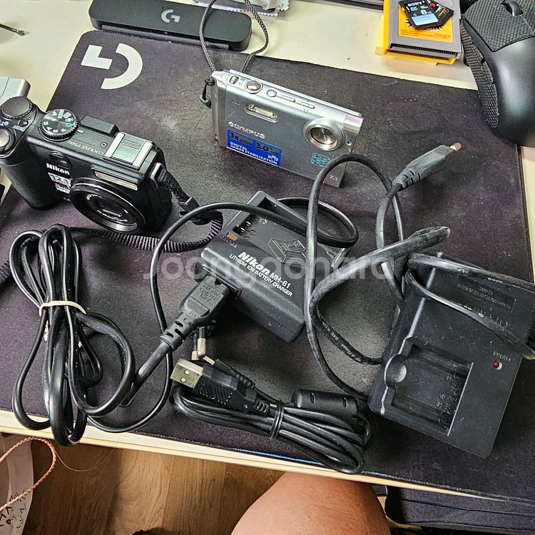 니콘p5100, 올림푸스 뮤730, dsc-p1 부품용--0