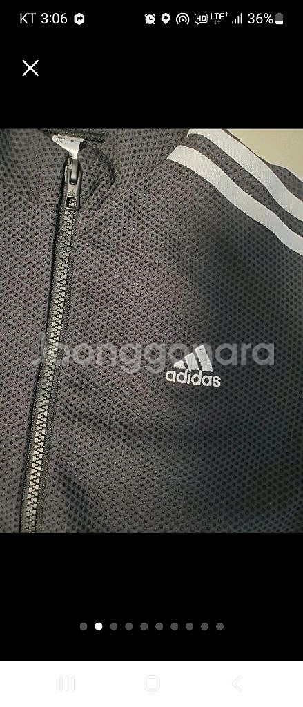 (새거느낌)아디다스 골프 삼선 칼라팩 골프쟈켓스커트xl--1