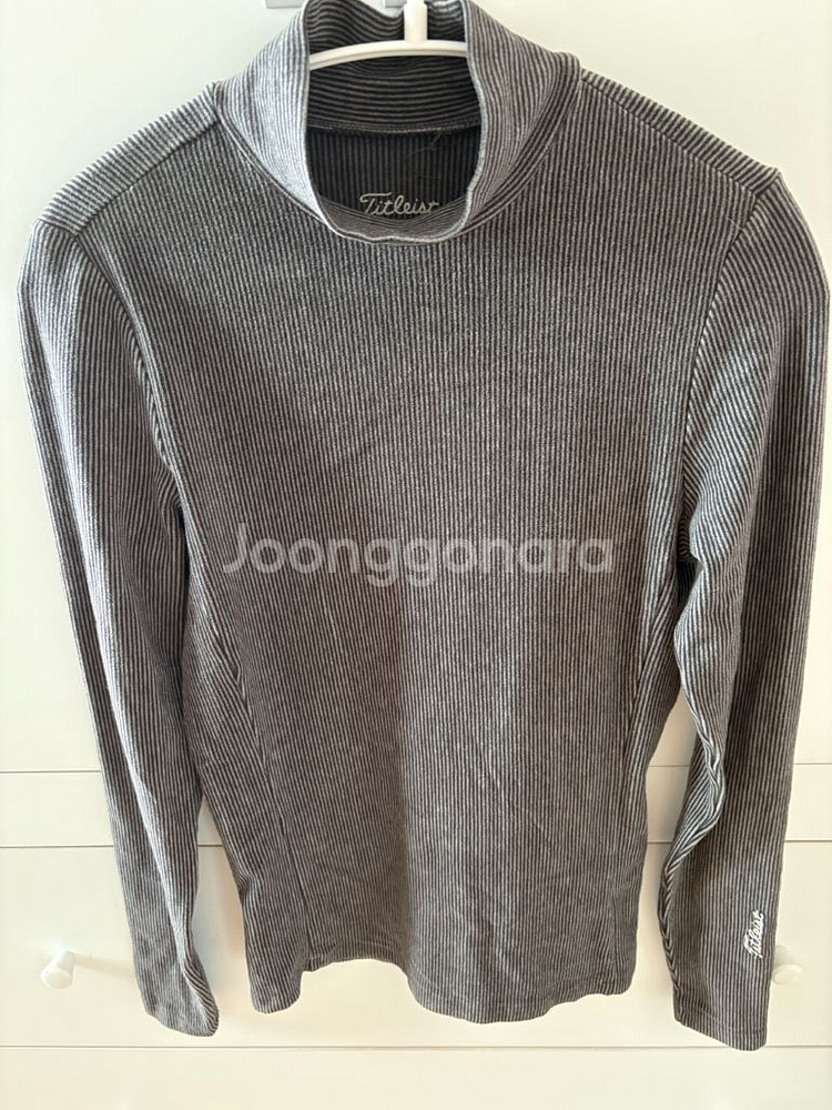 정품 타이틀리스트 스트라이프 반목니트티--0