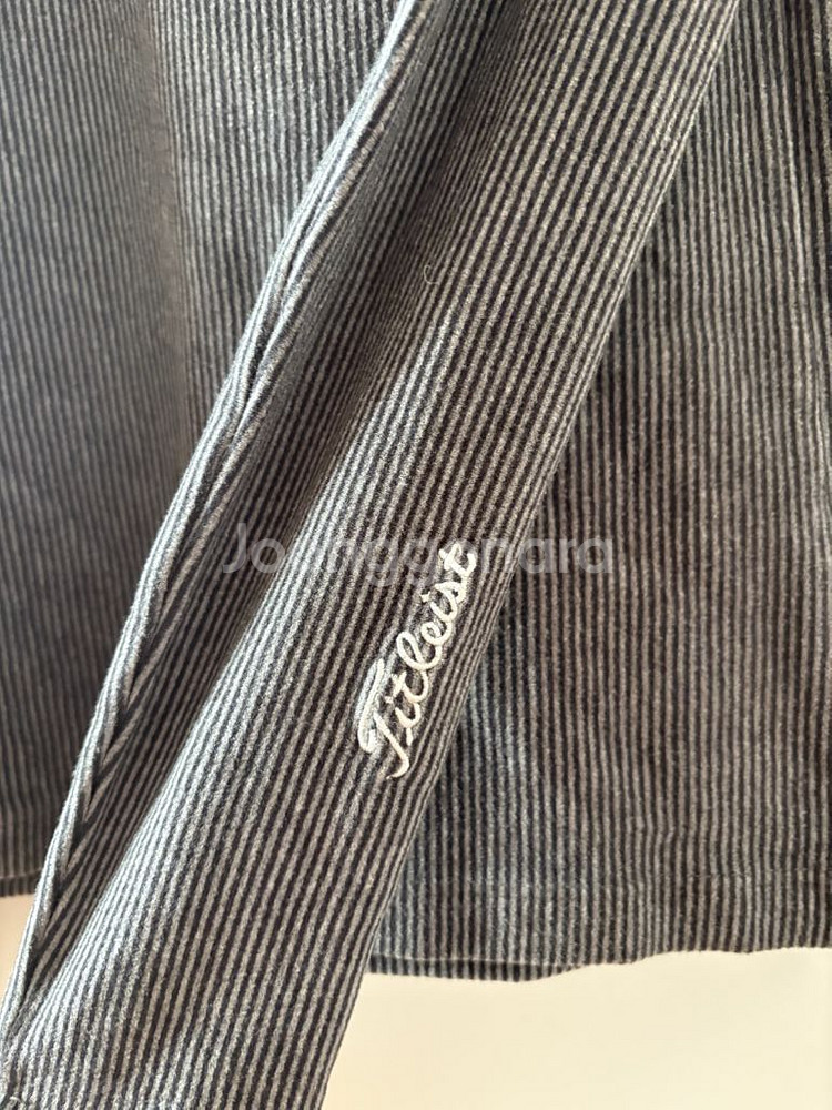 정품 타이틀리스트 스트라이프 반목니트티--1