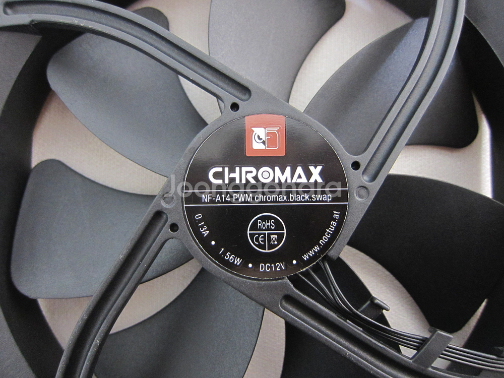 녹투아 NF-A14 PWM chromax.블랙 x 2개--1