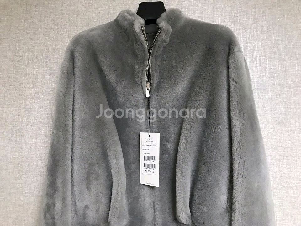 (새상품) Calvin Klein 모피 양가죽 무스탕--3