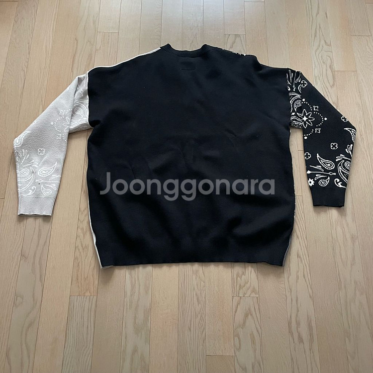 제너럴아이디어 블랙 페이즐리 가디건 Free 사이즈 G--3