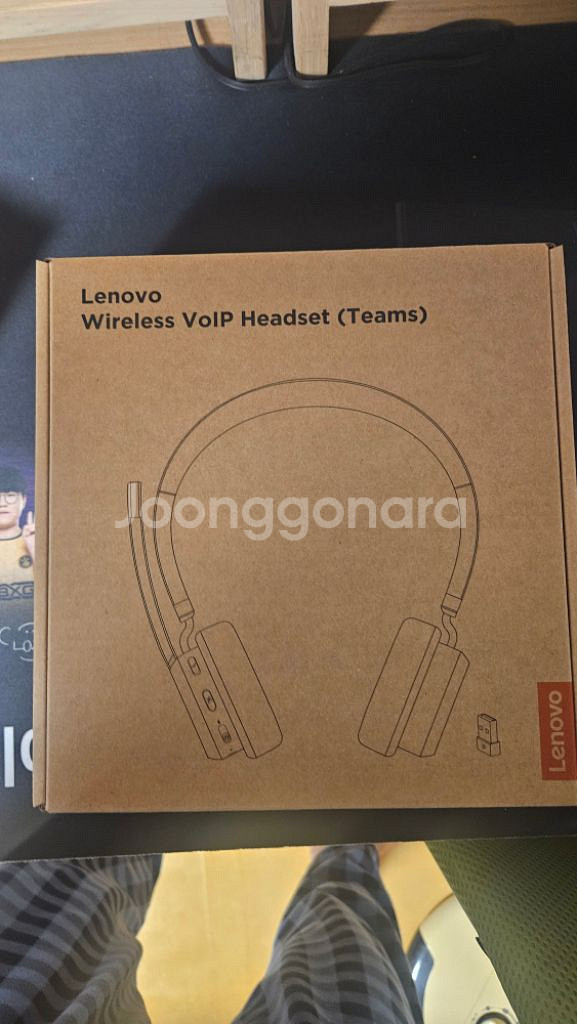 Lenovo 무선 VoIP 헤드셋 새상품--1