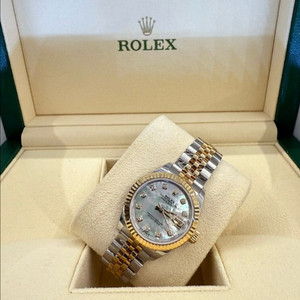 롤렉스 데이저스트 28mm 옐골 콤비 자개 10p