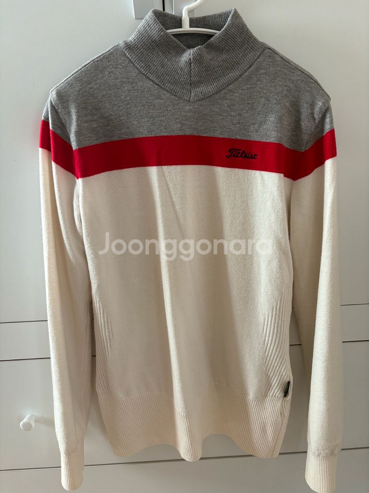 정품 타이틀리스트 방풍 목폴라니트 여성--0