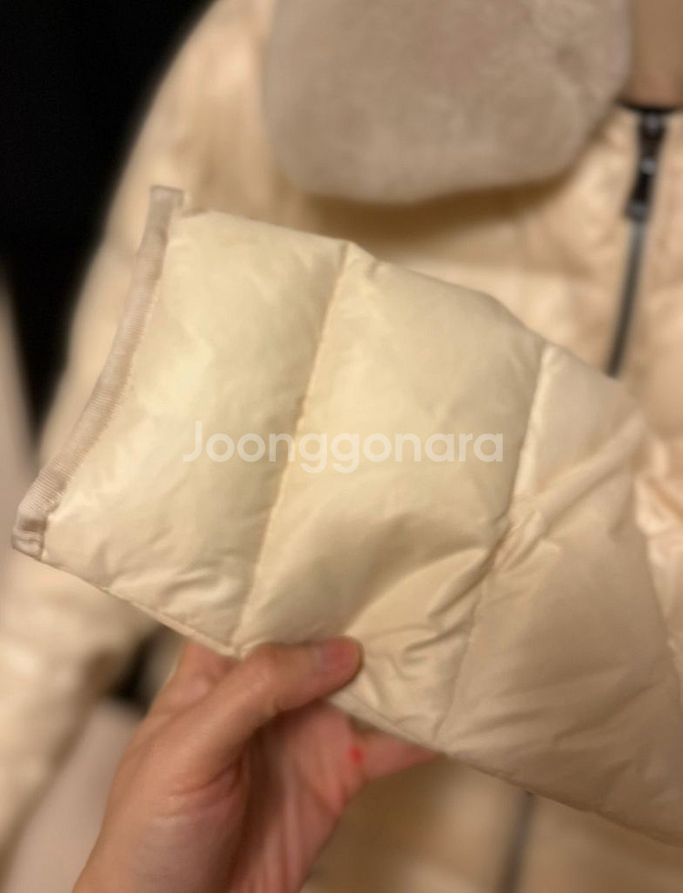 데일리룩 몽패딩 베이지 66-77--5
