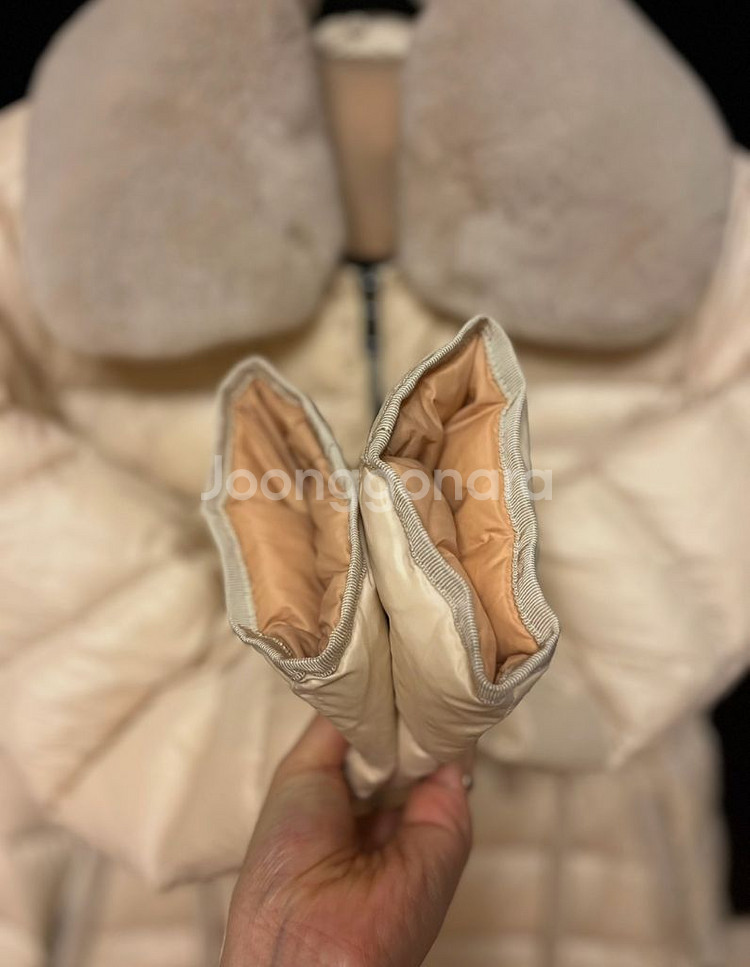 데일리룩 몽패딩 베이지 66-77--11