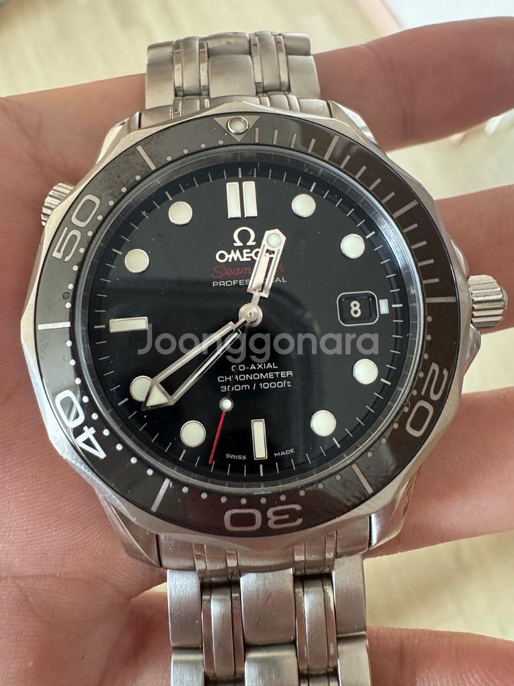 오메가 씨마스터 300 오토매틱 검판 41mm--1