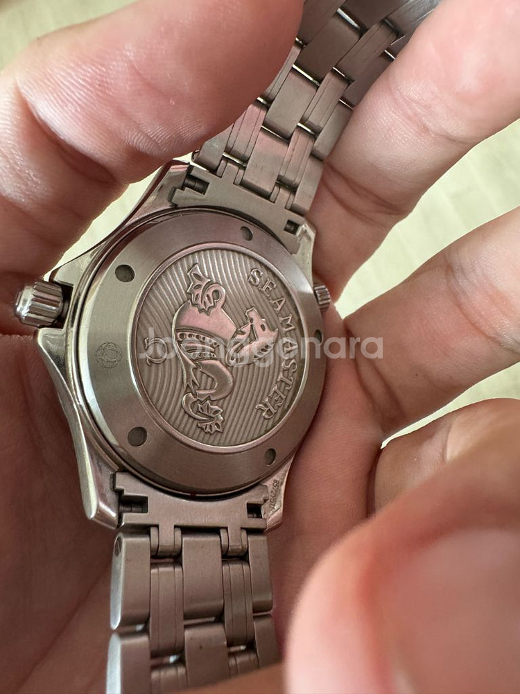 오메가 씨마스터 300 오토매틱 검판 41mm--2