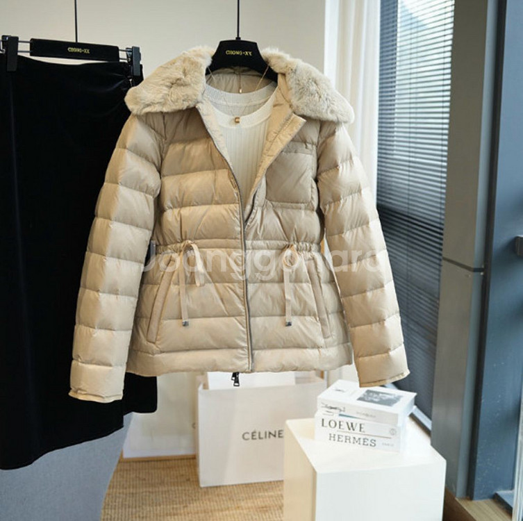 데일리룩 몽패딩 베이지 66-77--8