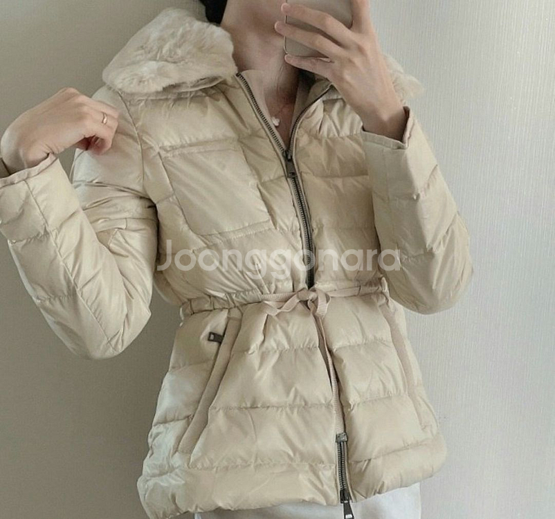 데일리룩 몽패딩 베이지 66-77--7