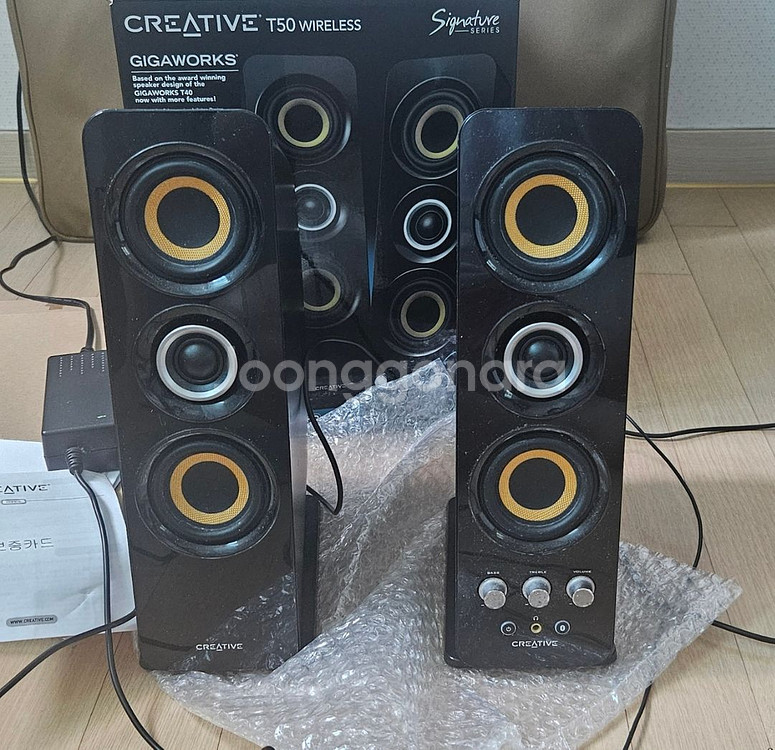 크리에이티브 t50 스피커 블루투스 스피커 (고장)--0