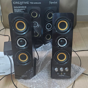 크리에이티브 t50 스피커 블루투스 스피커 (고장)