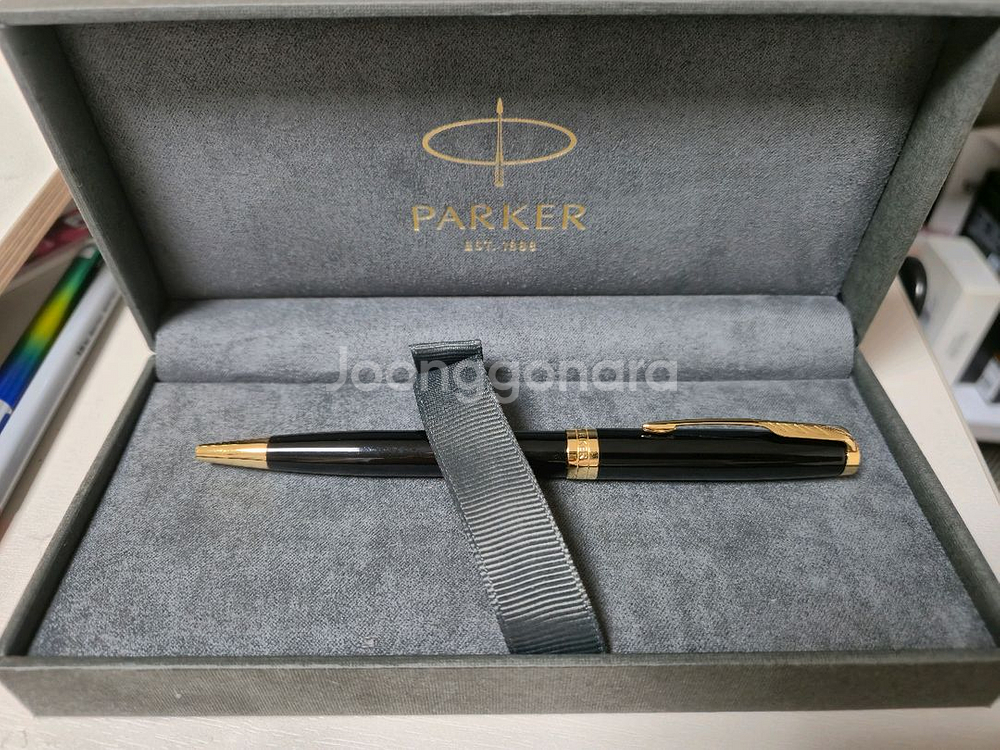 파카 소네트 락카블랙GT 볼펜--0