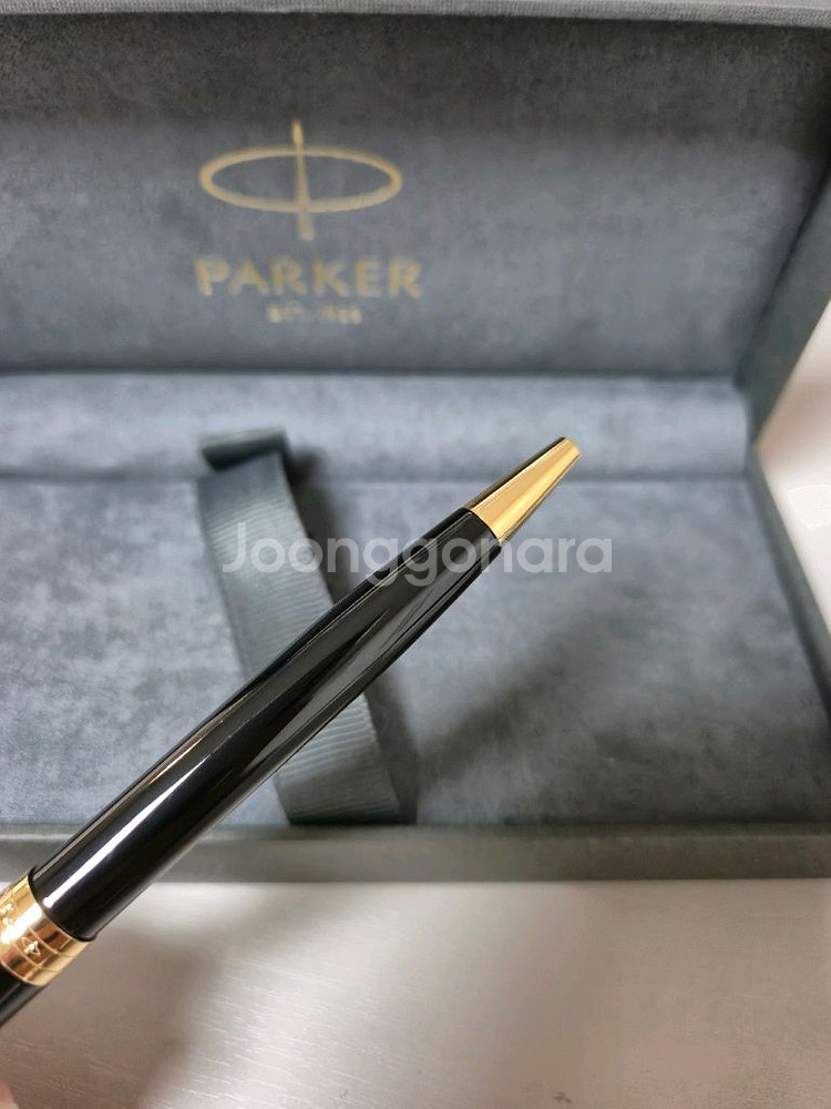 파카 소네트 락카블랙GT 볼펜--2