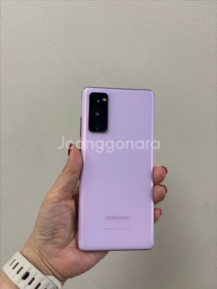 (부산중고폰)갤럭시s20fe 라벤더 128g 판매해요--1