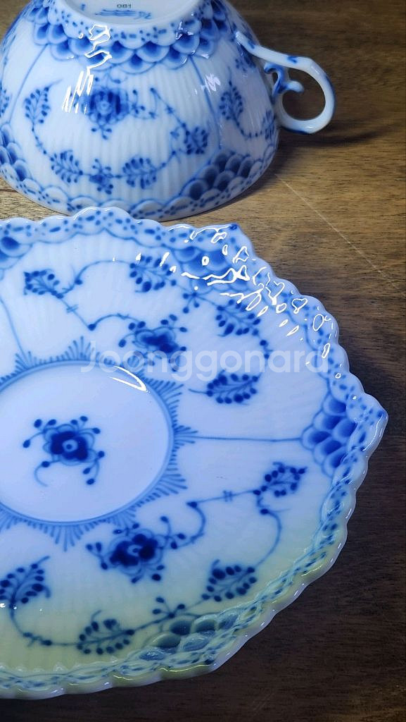 로얄코펜하겐 블루 풀레이스 티잔(덴마크산새것)--3