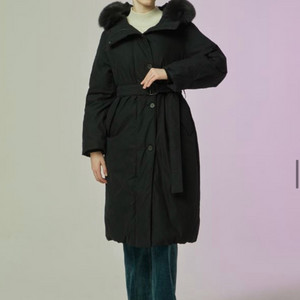 씨씨콜렉트 폭스퍼후드구스롱패딩 C234PSG824