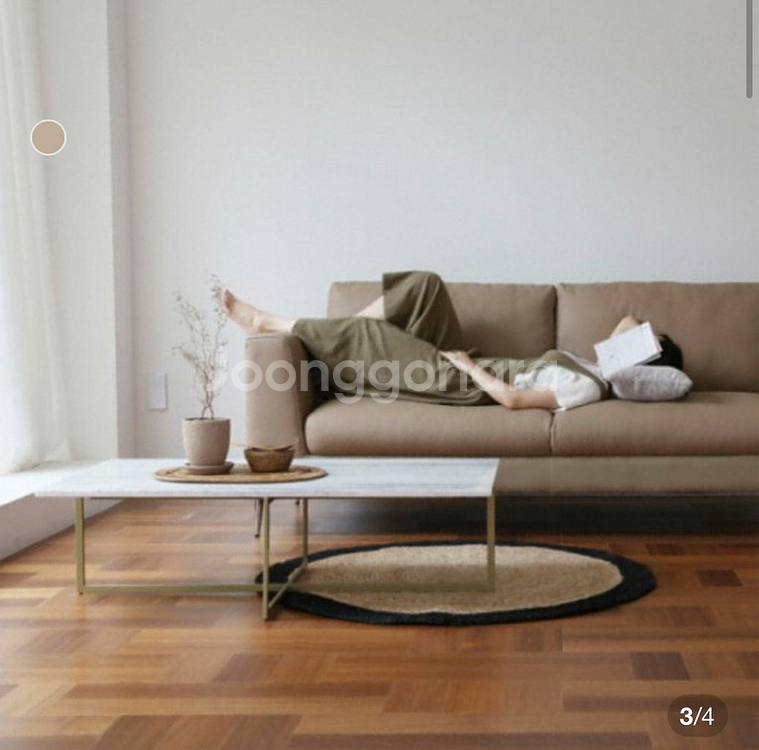 sysdesign 시스디자인 3인용 천연면피 가죽소파--4