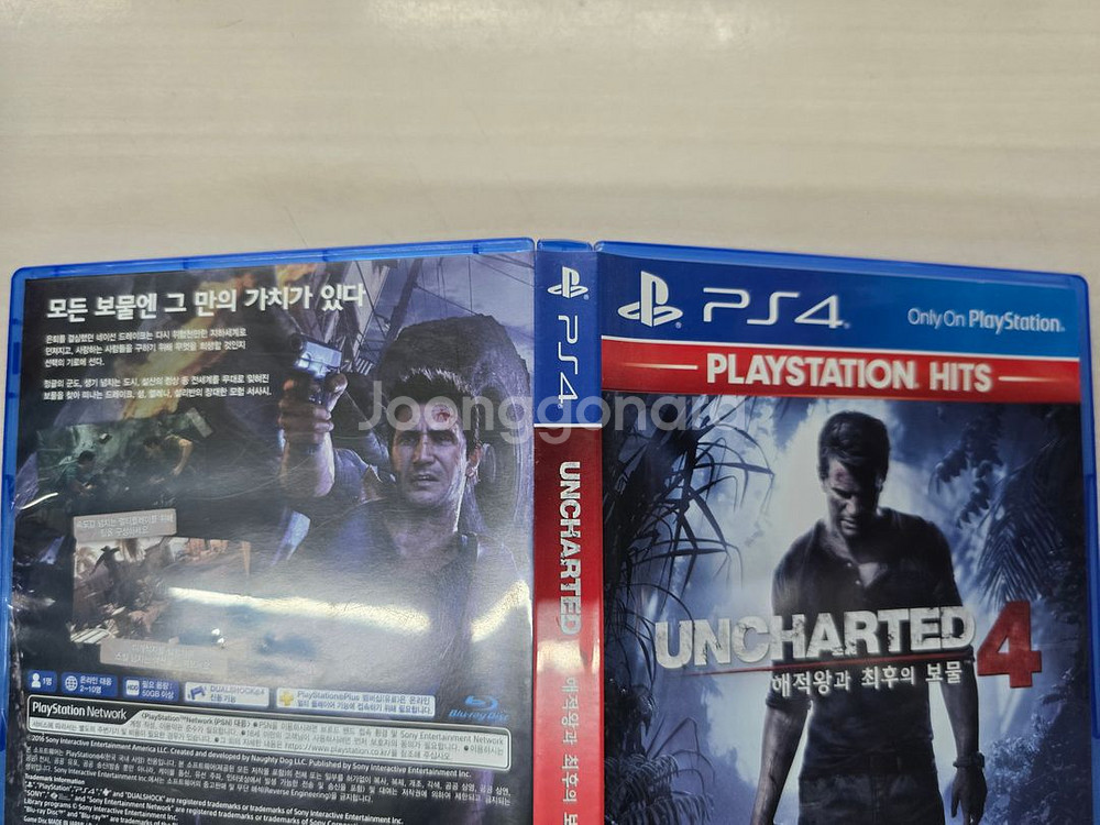 # 플스4(PS4) 언차티드4 판매합니다.--4