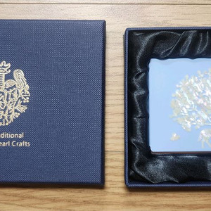 한국 전통 자개 공예 명함 케이스