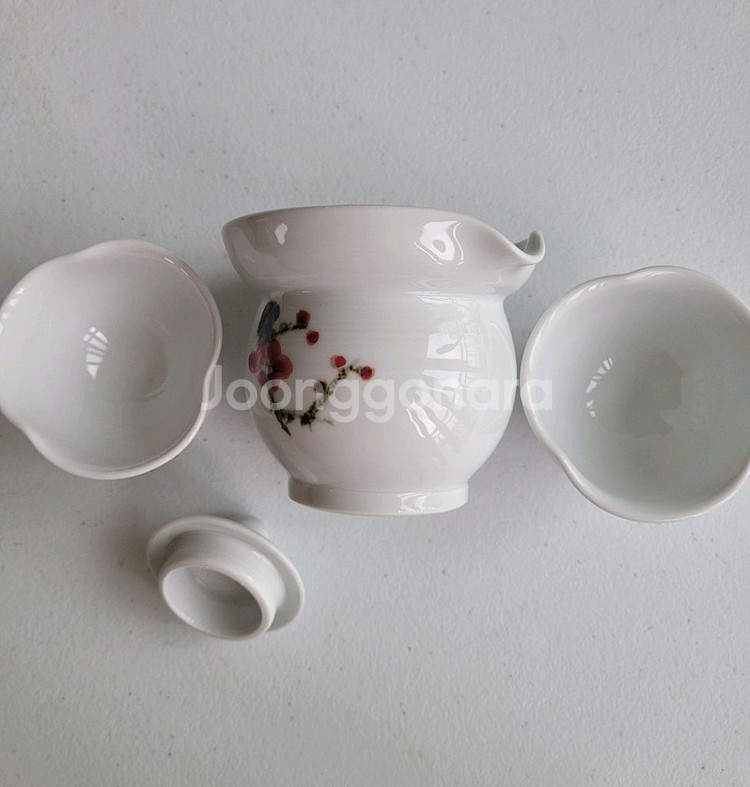 티팟+찻잔2 세트(웨지우드,마이센,로얄코펜하겐,헤랜드)--3