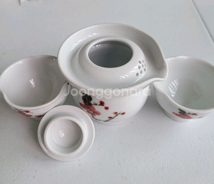 티팟+찻잔2 세트(웨지우드,마이센,로얄코펜하겐,헤랜드)--2