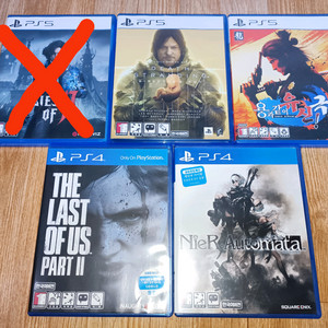 PS4/PS5 중고 게임 시디 팝니다.