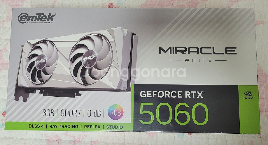 이엠텍 RTX 5060 미라클 미개봉 팝니다--0