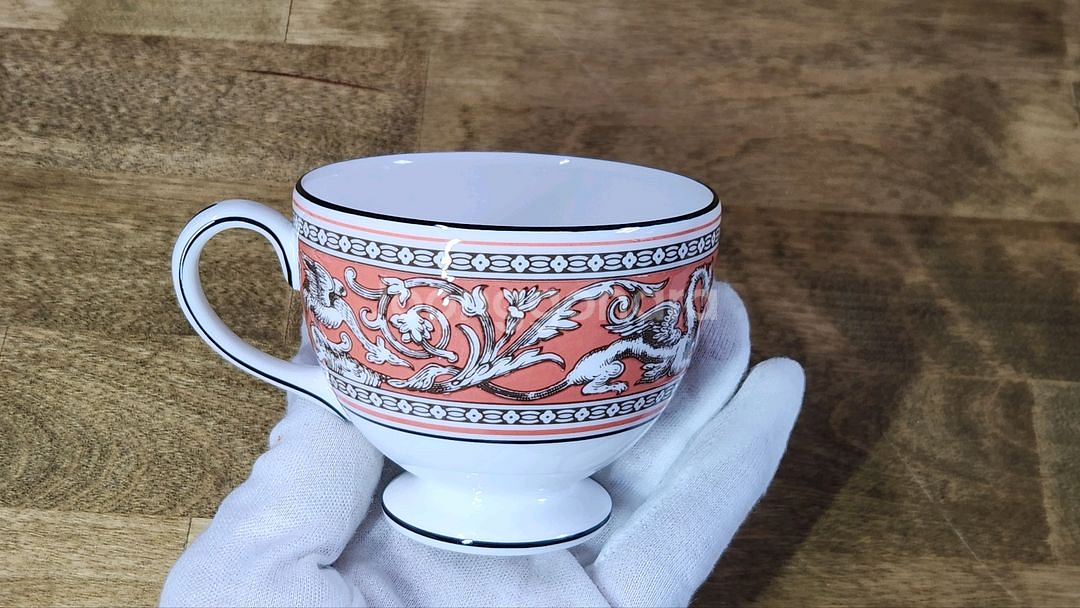 웨지우드 플로렌틴 살몬 티잔세트--7