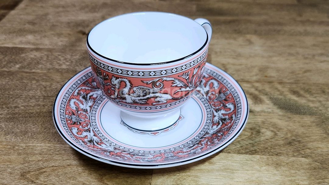 웨지우드 플로렌틴 살몬 티잔세트--9