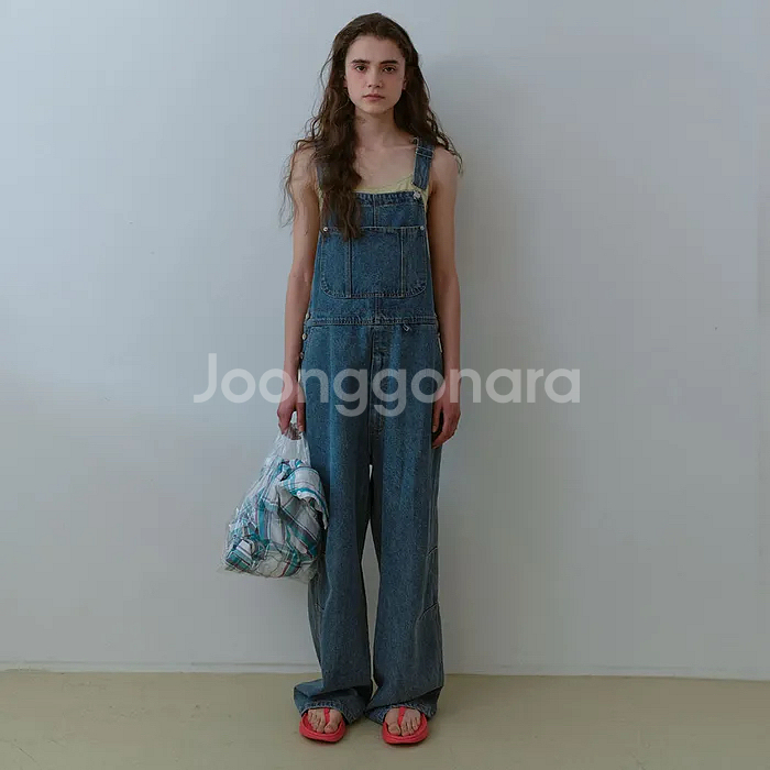 노컨텐츠 서스펜더 오버롤 팬츠--0