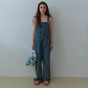 노컨텐츠 서스펜더 오버롤 팬츠