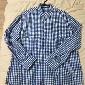 포터클래식 깅엄체크 롤업셔츠 M