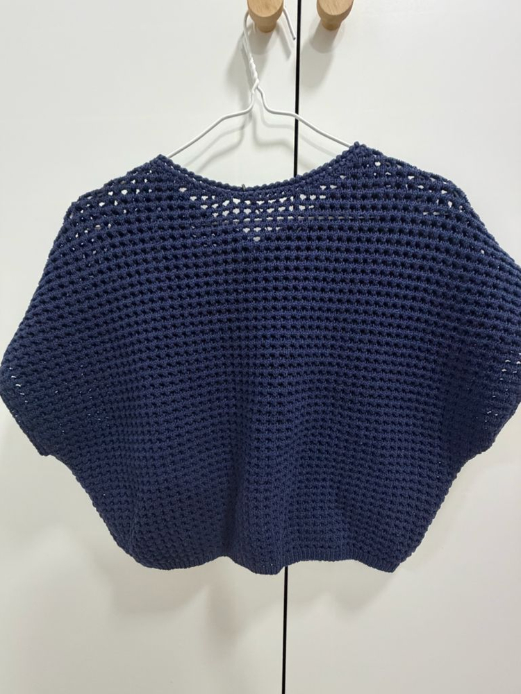 더캐시미어 크롭 크로셰 니트 가디건 이미지