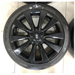 그랜저 HG 19인치 블랙 휠 타이어