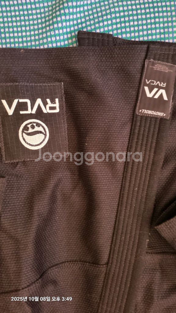 쇼오롤 AOJ RVCA도복 블랙A1--2