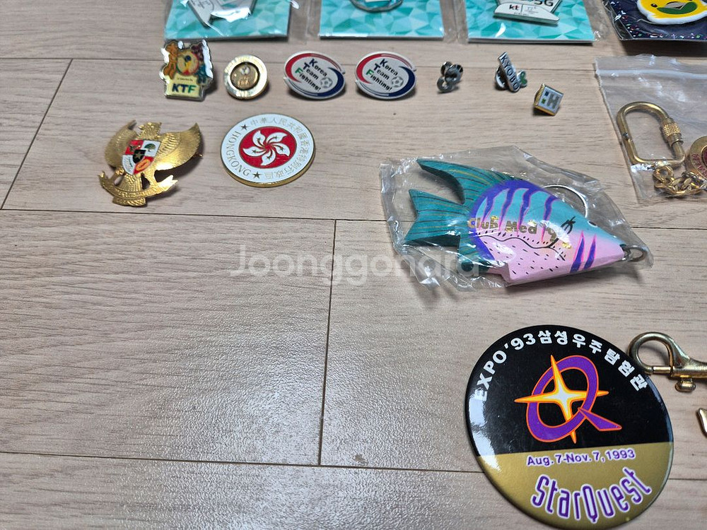 고척 스카우트 뱃지, 평창 뱃지 등 기념품 판매--4