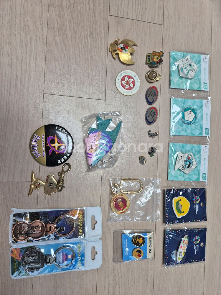 고척 스카우트 뱃지, 평창 뱃지 등 기념품 판매--0