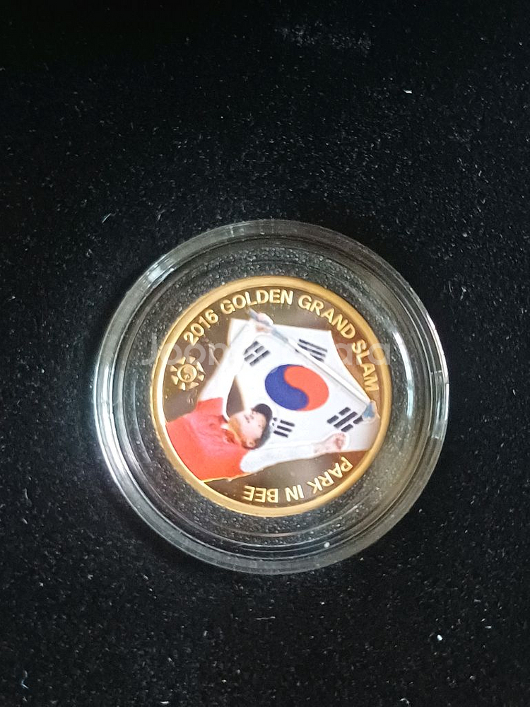 박인비 골든 그랜드슬램 기념메달(순금) 판매합니다--4