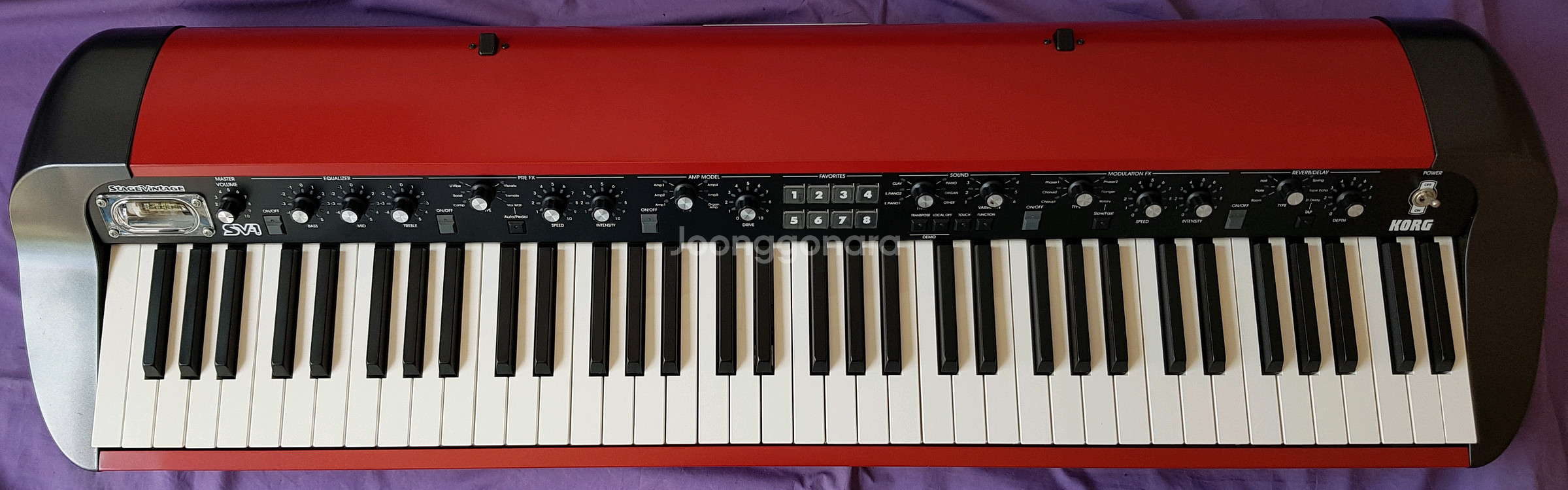 코르그 Korg SV-1 73건반 레드 팝니다--0