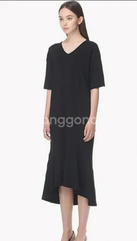 타임 인어라인 니트원피스--0