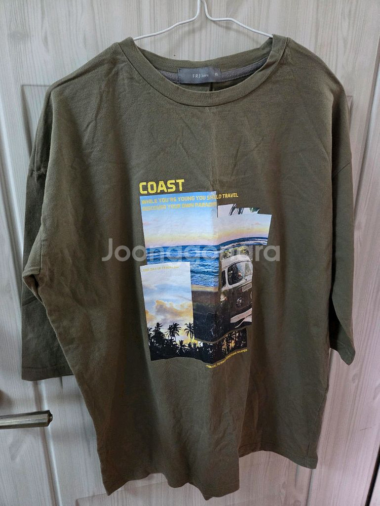 FRJ Jeans 카키 티셔츠 85--0