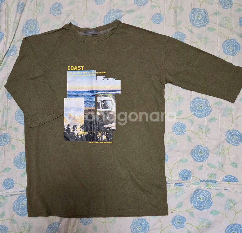 FRJ Jeans 카키 티셔츠 85--2