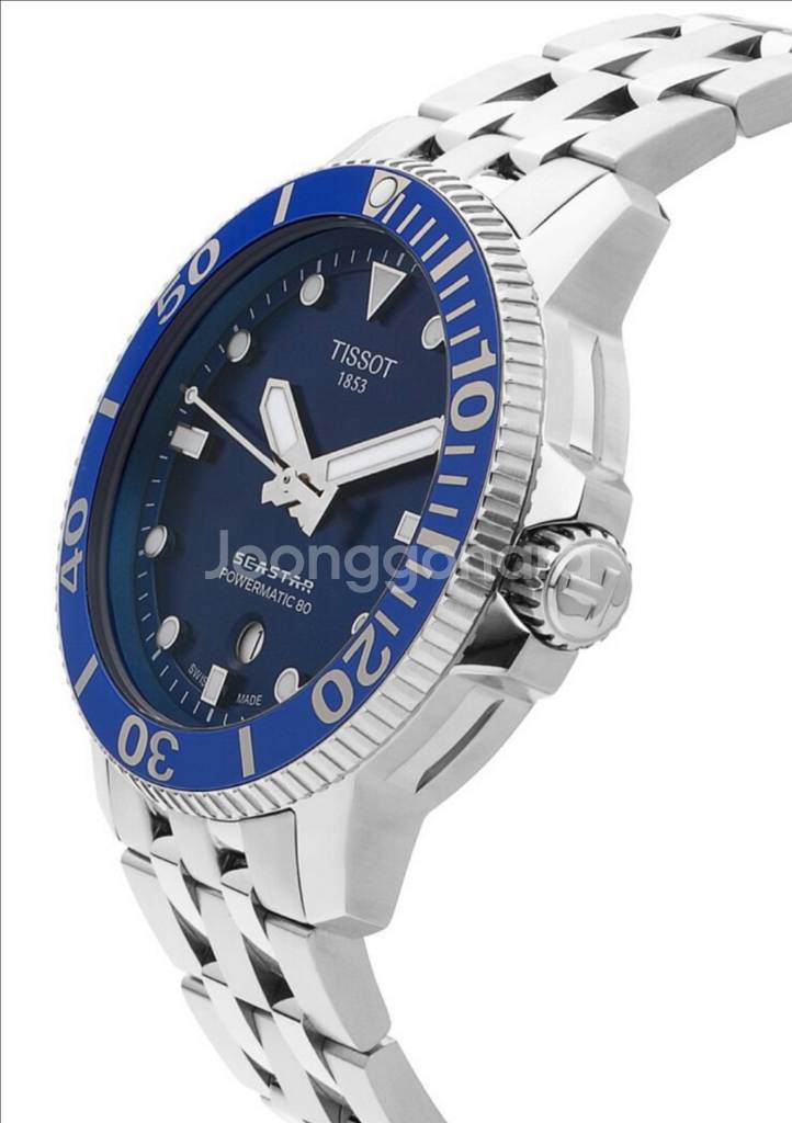 티쏘 씨스타 1000,43mm 오토매틱80 (새상품)--0