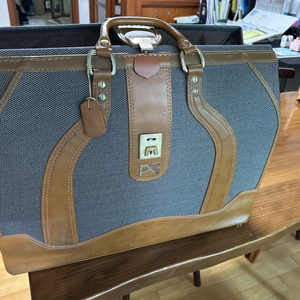 70년대 빈티지 PG 서류 가방 브라운/그레이